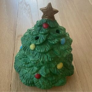 🎄🎁 Ceramic Christmas Tree Trinket Potpourri Holder Decoration‎ Holiday Festive